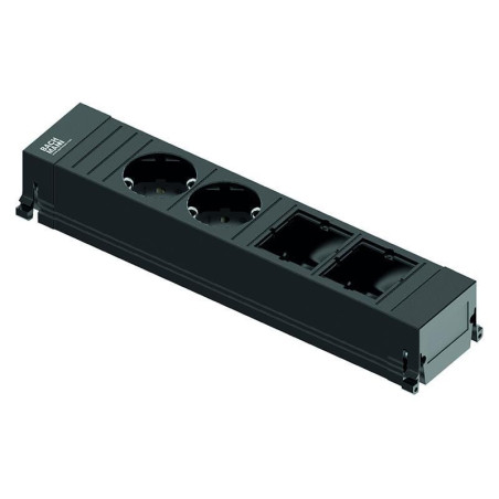 POWER FRAME 2xSchuko/2xCustom | APLIUM