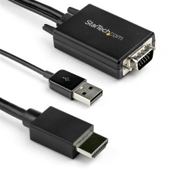 Adapter - VGA to HDMI - 2 m 6.6 ft.