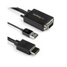 Adapter - VGA to HDMI - 2 m 6.6 ft.