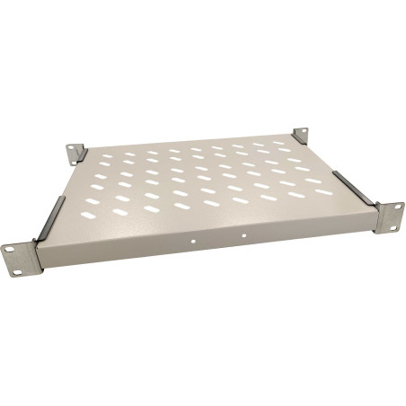 1U 19" D 600MM FIXED SHELF