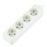 4-WAY POWER STRIP: WHITE -
