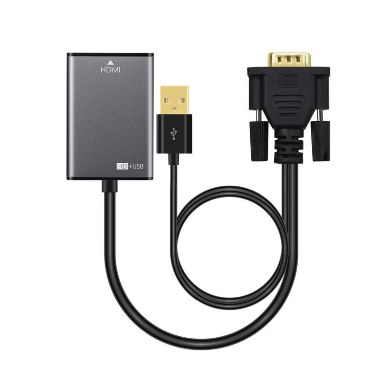 Adapter VGA 15pin - HDMI M-F