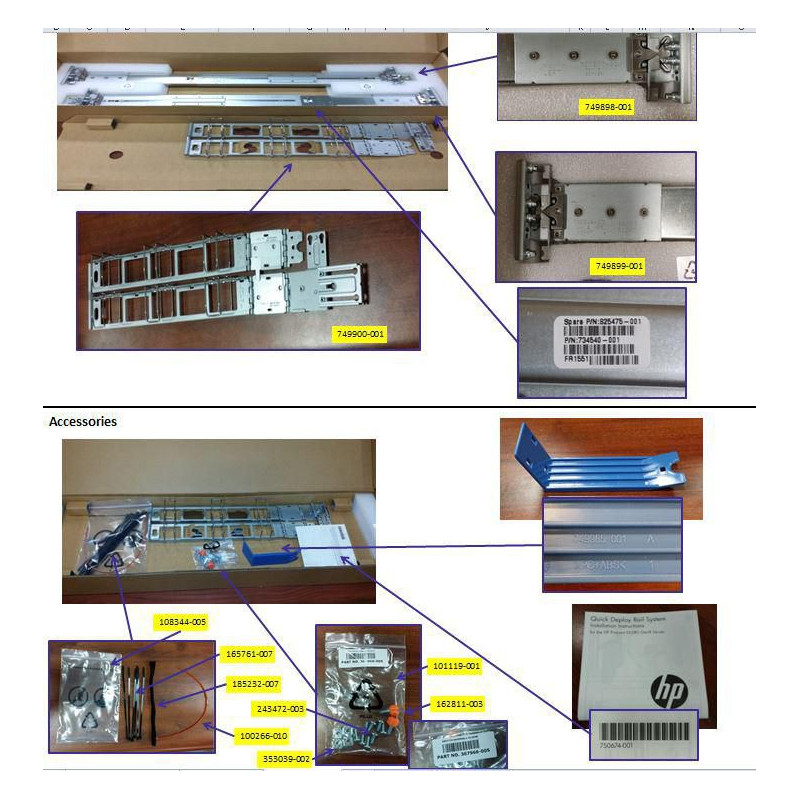 4U rack mount kit with cable