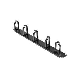 1U 19" Rackmount Cable Management Panel