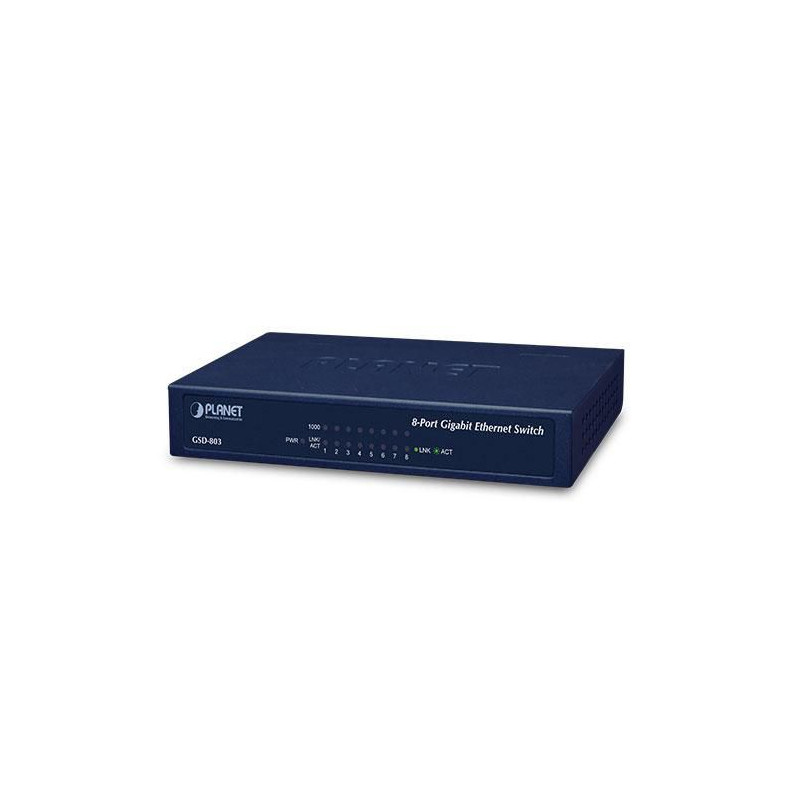 8-P 10/100/1000Mbps Gigabit