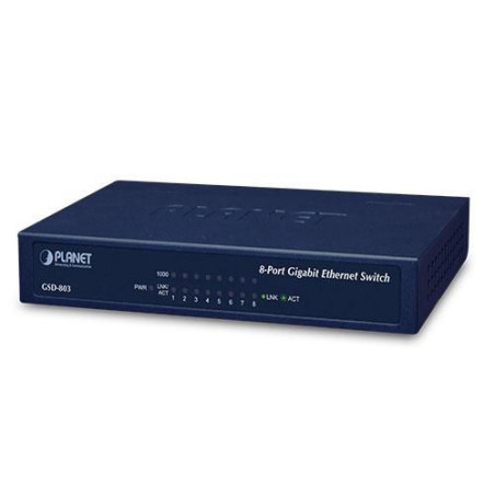 8-P 10/100/1000Mbps Gigabit