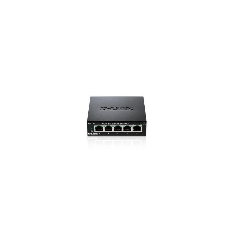 Switch D-Link DES-105 5 Puertos/ RJ-45 10/100