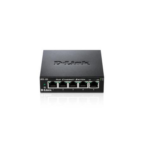 Switch D-Link DES-105 5 Puertos/ RJ-45 10/100