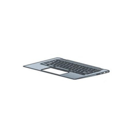 TOP COVER W/KB BL ROM