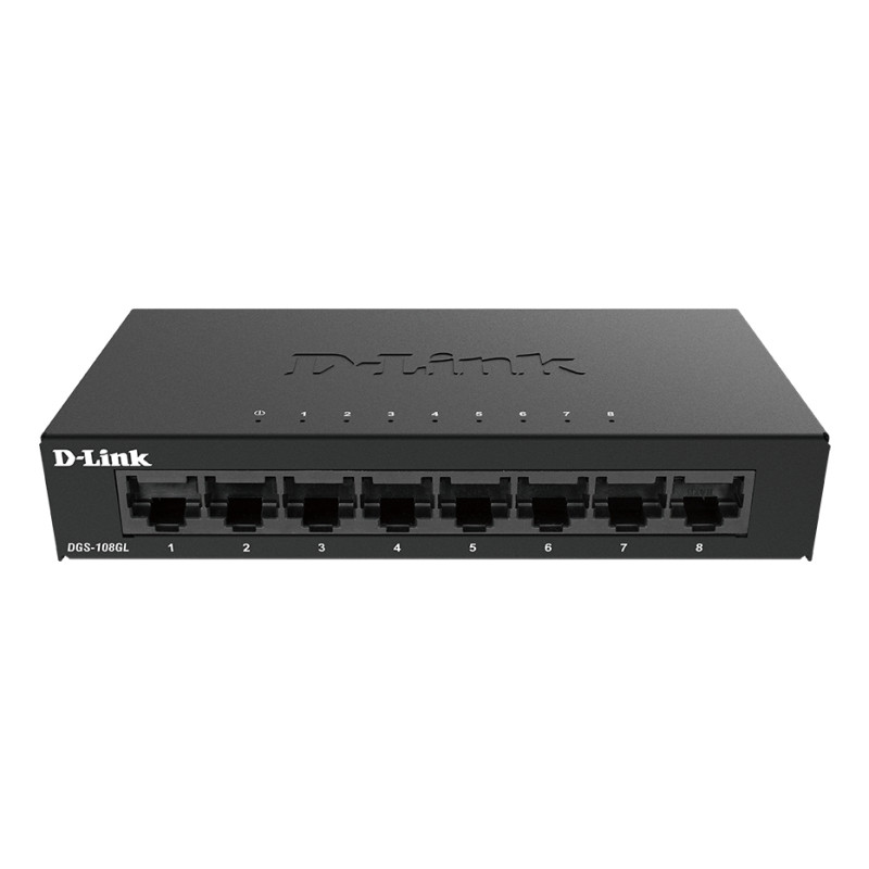 Switch 8 ports Gigabit - Metallic