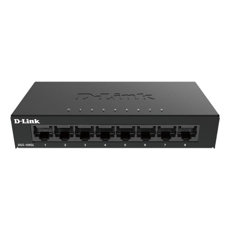 Switch 8 ports Gigabit - Metallic