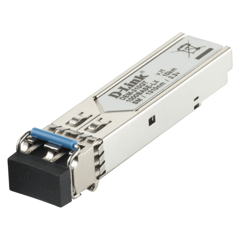 1-Port Mini-GBIC to 1000BaseLX Transceiv