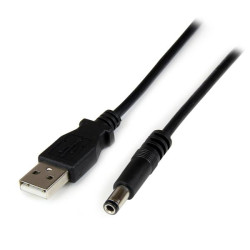 1m USB to 5V DC Power Cable