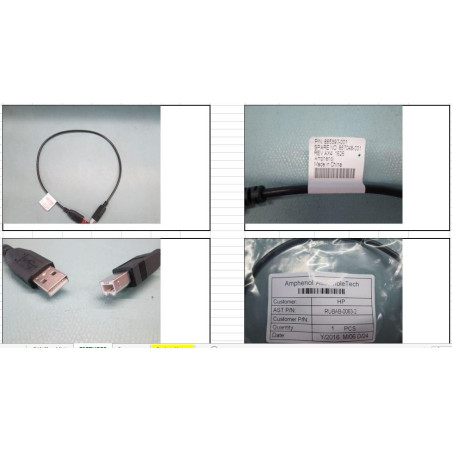 0.5M USB A to B device cable