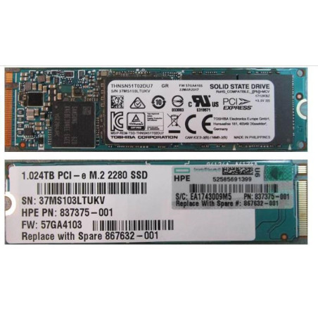 SSD 1024GB PCI-E M.2 2280