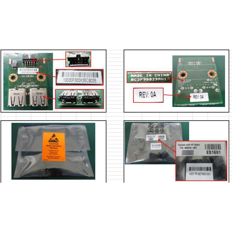 SPS-FRONT USB BOARD(407)