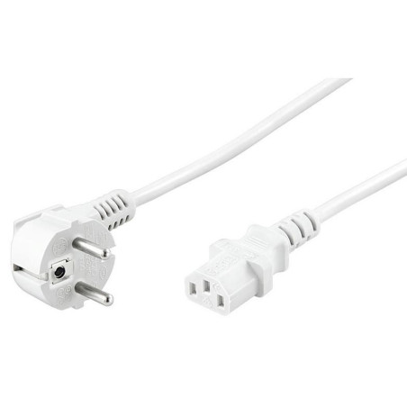 Power Cord 3m White IEC320