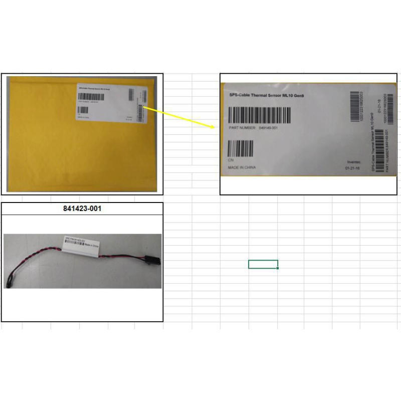 ML10 Gen9 Thermal sensor Cable