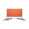 HP Clr LaserJet Red Stge Stand