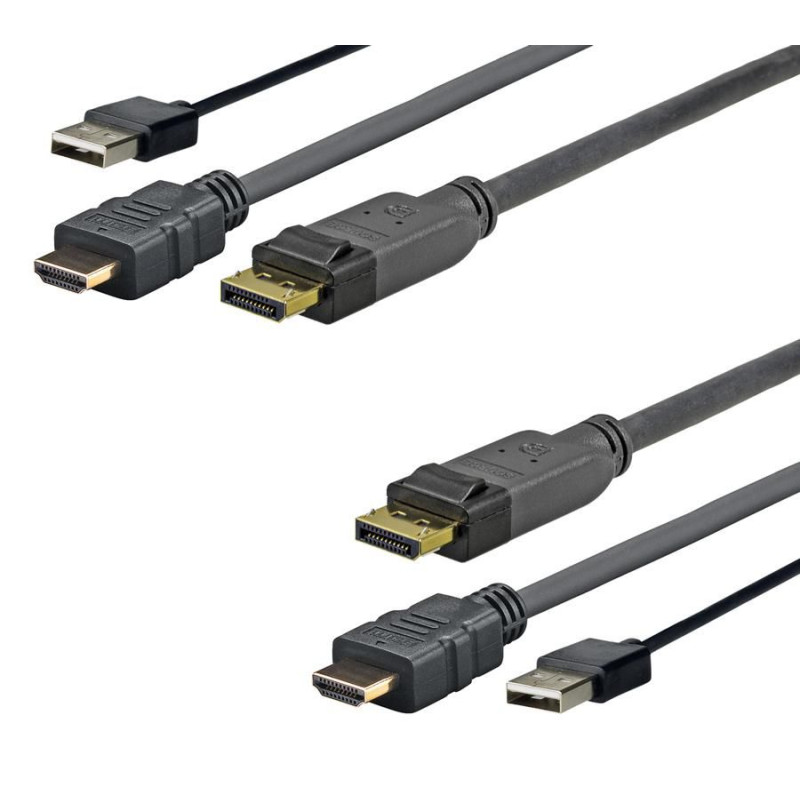 Pro HDMI+USB+DisplayPort 2