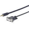 3.5MM - D-Sub9 M-F 25 Meter