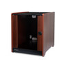 12U Office Server Cabinet w/Wood Finish