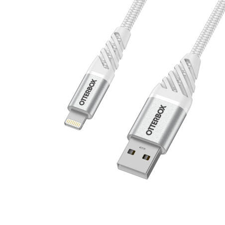 Premium Cable USB A-Lightning 1M White