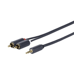 3.5MM - 2 X RCA M-M