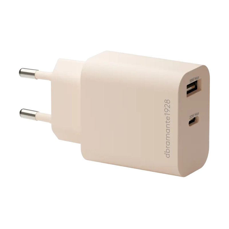 EU Wall Charger USB-C 20W+USB-A 18W BGE