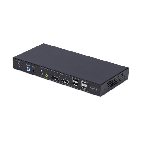 2-Port Dual-Monitor DisplayPort KVM