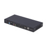 2-Port Dual-Monitor DisplayPort KVM