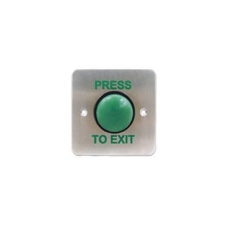 Green Dome Exit Button C/W