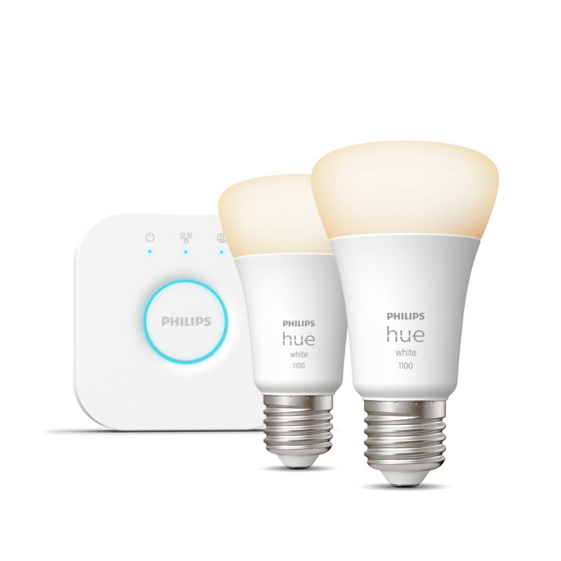 Philips Hue White - Pack de 2 bombillas