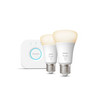 Philips Hue White - Pack de 2 bombillas