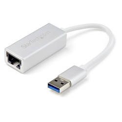 USB 3 to Gigabit Network Adapter -Silver
