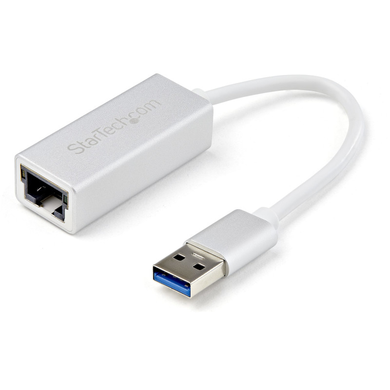 USB 3 to Gigabit Network Adapter -Silver