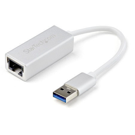 USB 3 to Gigabit Network Adapter -Silver