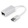 USB 3 to Gigabit Network Adapter -Silver