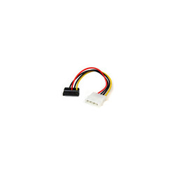 6in Molex to Left Angle SATA Adapter
