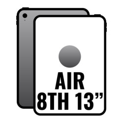 Apple iPad Air 13" 8th Wi-Fi Cell/ 5G/ M4/ 1TB/ Gris Espacia | APLIUM