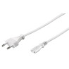 Power Cord Notebook 0.5m White
