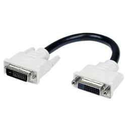 6in DVI-D Dual Link Port Saver Cable M/F