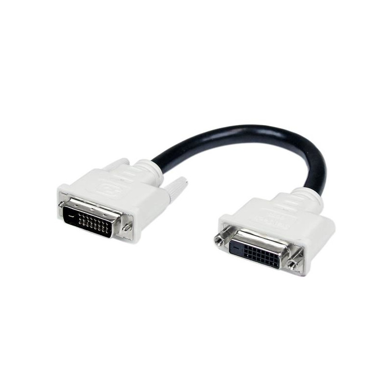 6in DVI-D Dual Link Port Saver Cable M/F