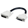 6in DVI-D Dual Link Port Saver Cable M/F