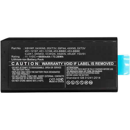 Laptop Battery for Dell