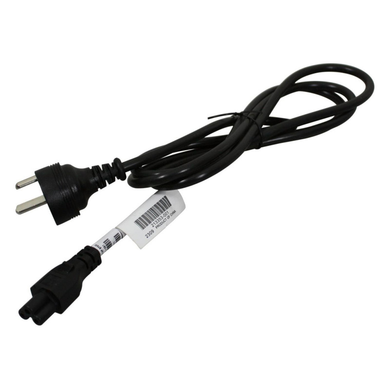 Ac Power,3 Pin,Blk,1.83M,Den