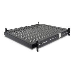 2U Sliding Vented Rack Mount Shelf
