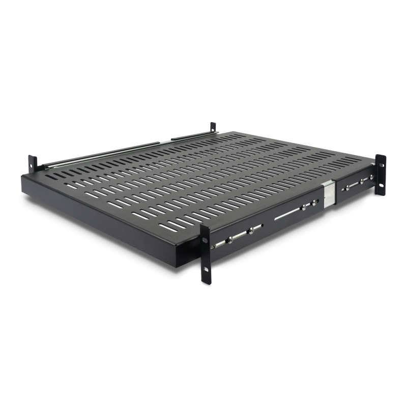 2U Sliding Vented Rack Mount Shelf