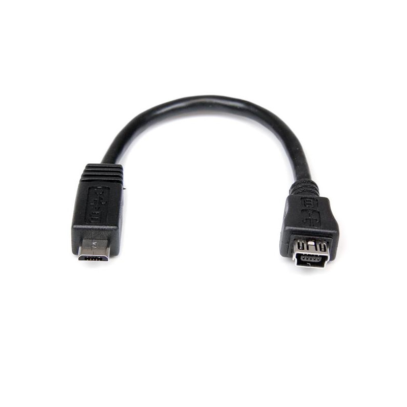 15cm Micro USB to Mini USB Adapter M/F