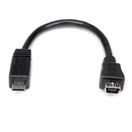 15cm Micro USB to Mini USB Adapter M/F